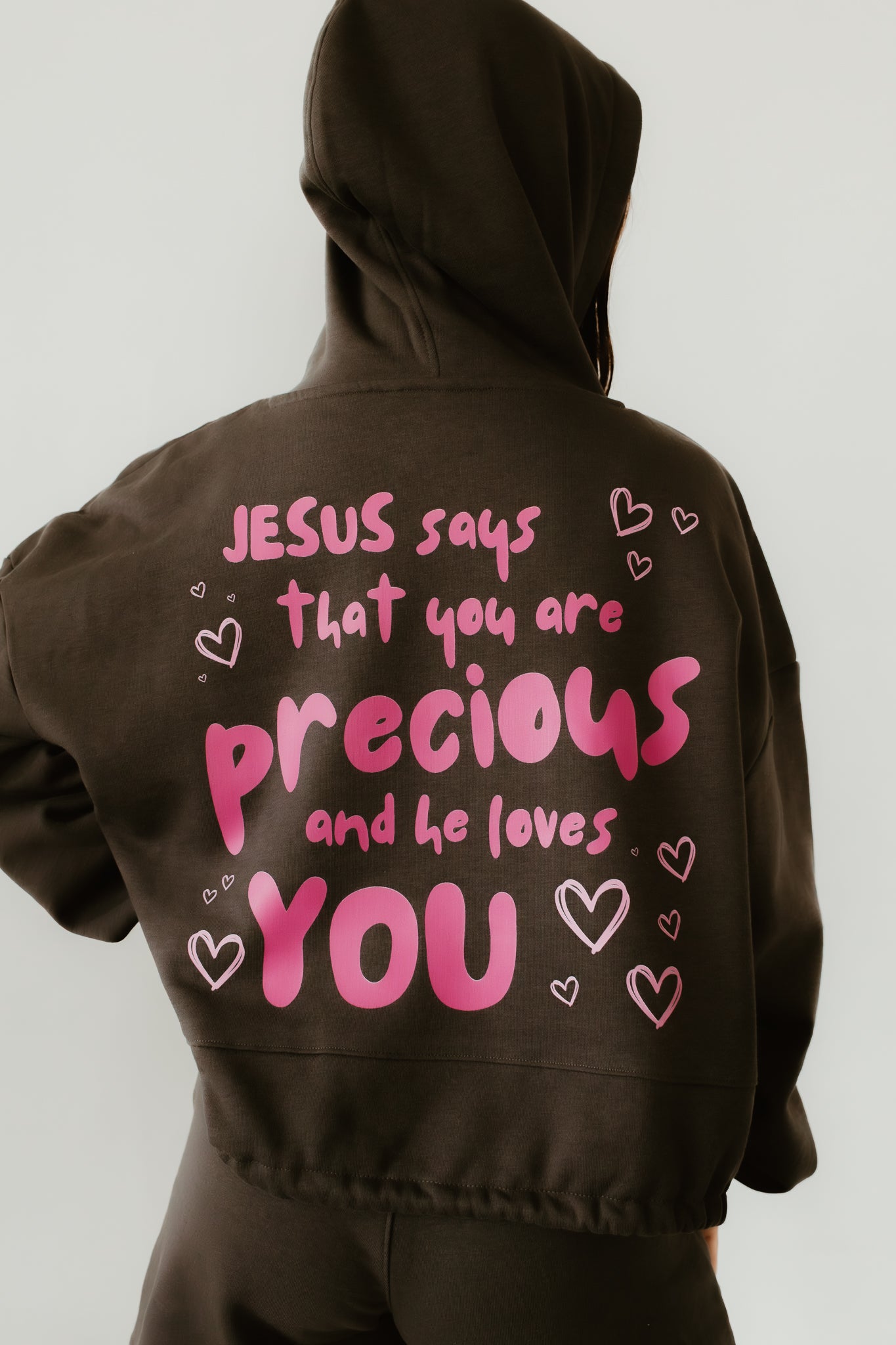 Jesus Says Oversized Hoodie
